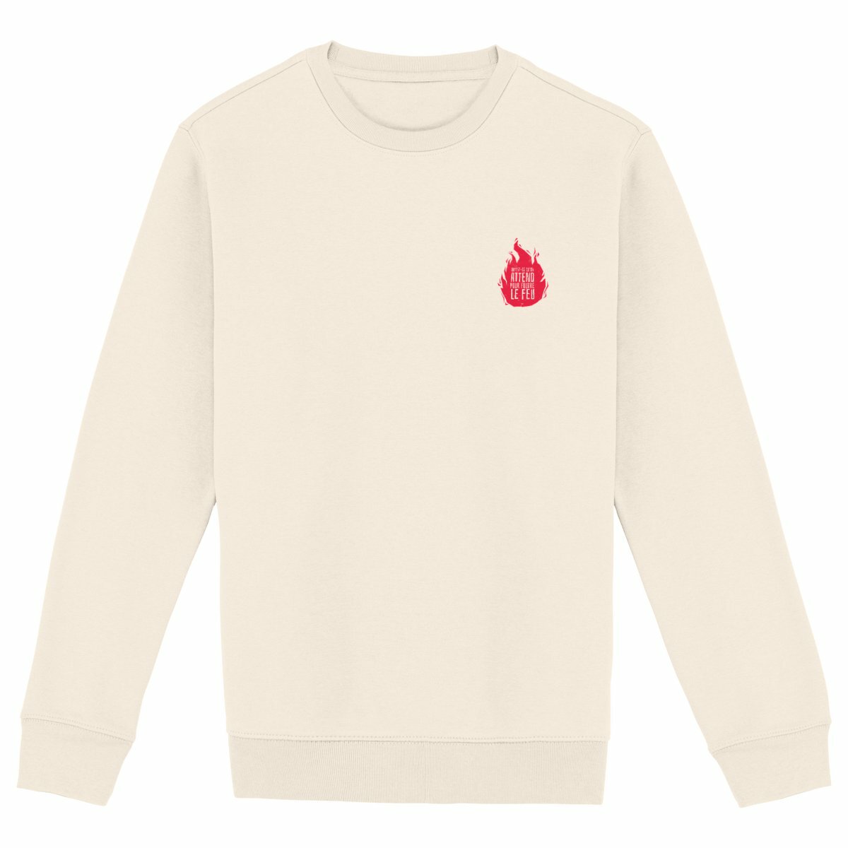 Foutre le Feu - Sweat épais (impression cœur + dos)